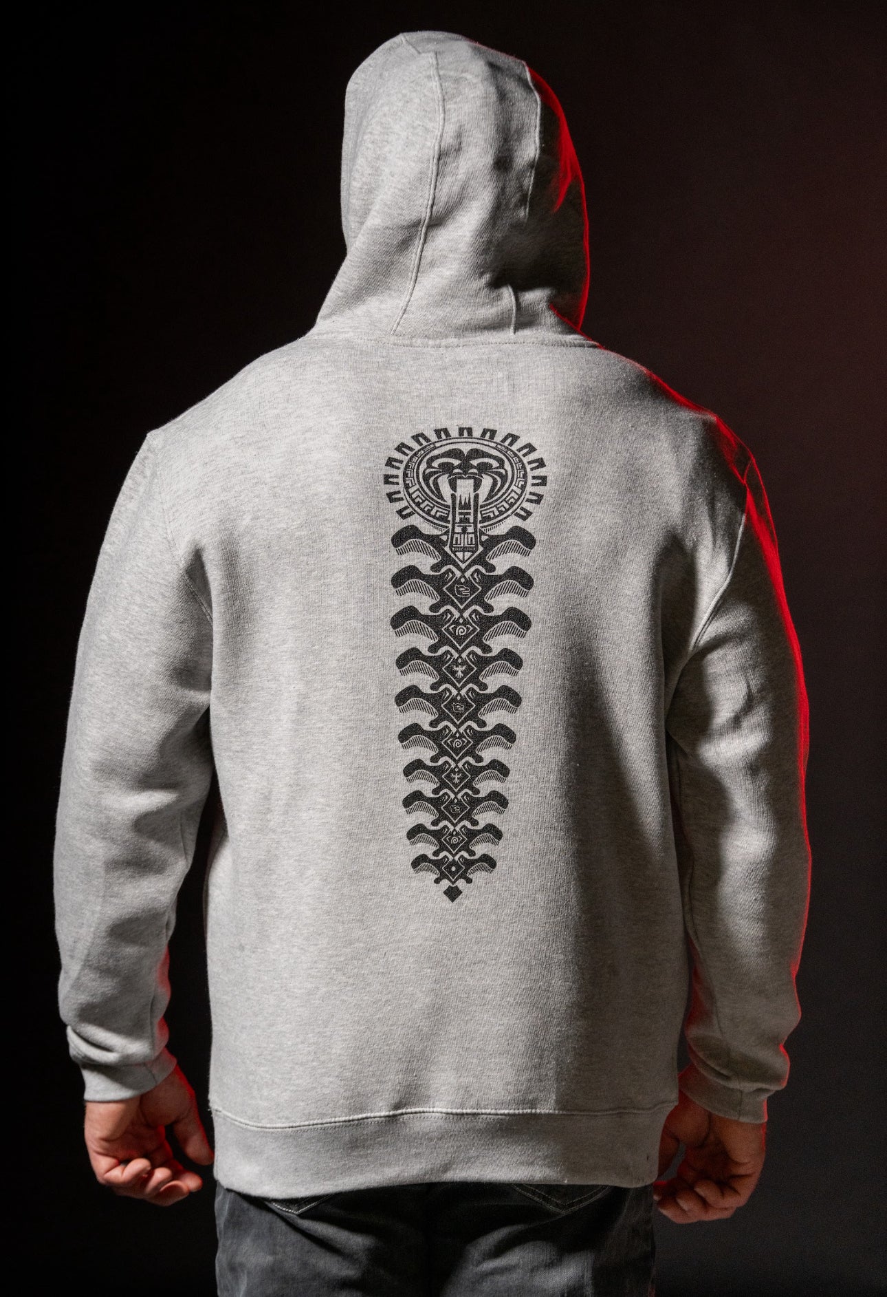 Original Aztec Fit Apparel Grey Hoodie